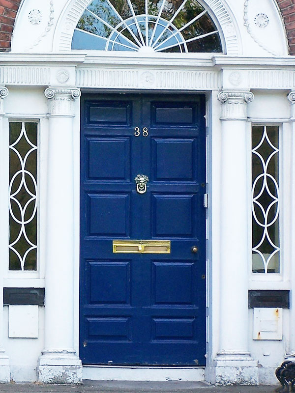 Front Door Paint Color Ideas - Navy Blue