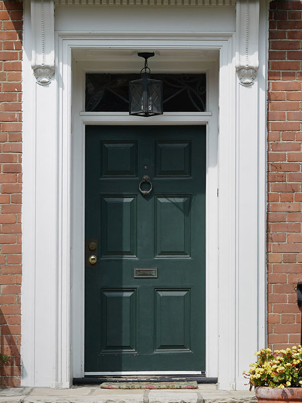 Front Door Paint Color Ideas - Dark Green