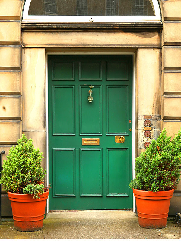 Front Door Paint Color Ideas - Green