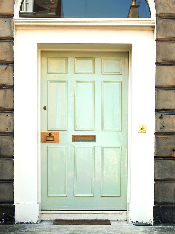 Front Door Paint Color Ideas - Pale Green