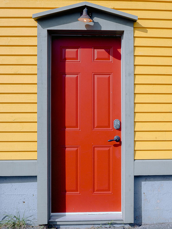 Front Door Paint Color Ideas - Burnt Orange