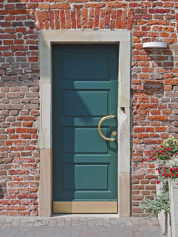 Front Door Paint Color Ideas - Dark Teal