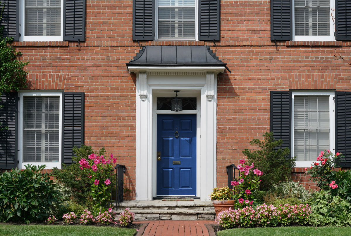 Front Door Paint Colour - Blue