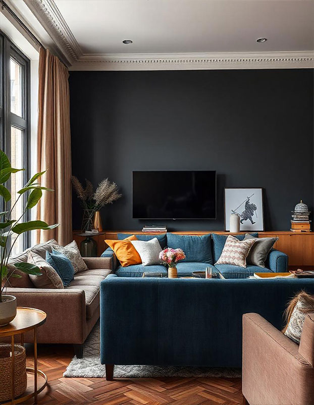 Paint colour suggestions for Living Rooms